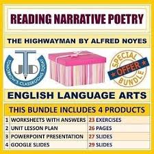 Reading Narrative Poetry Bundle Narrative Poetry Reading Powerpoint Presentation