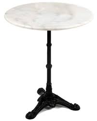 Table Du Bistrot Fonte Et Marbre 60x72cm Table Bistrot Marbre Table Cafe Tabouret De Bar Design