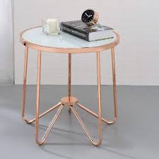 Cute Table Acme Furniture Alivia End Table Ad Home Homedecor Table Rosegold Homedecorideas Glass End Tables End Tables Rose Gold Decor