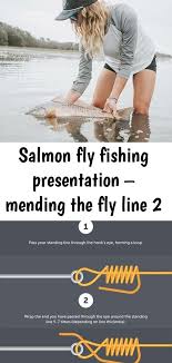 The anchor hitch is about 10% stronger than the bowline and can also be used to attach rope to a ring or other similar terminations. Salmon Fly Fishing Presentation Mending The Fly Line 2