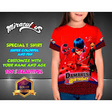 Miraculous Ladybug Birthday Shirt Customizable Birthday Shirts Shirts Family Shirts