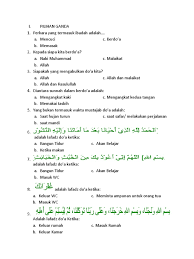 Inilah rekomendasi tentang contoh soal tajwid pilihan ganda dan jawabannya. Soal Soal Tes Hafalan Juz Amma Jawabanku Id