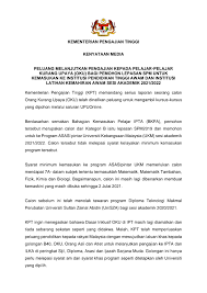 Beza spm kategori a dan b. Kementerian Pengajian Tinggi Ø¹Ù„Ù‰ ØªÙˆÙŠØªØ± Kenyataan Media Peluang Melanjutkan Pengajian Kepada Pelajar Pelajar Kurang Upaya Oku Bagi Pemohon Lepasan Spm Untuk Kemasukan Ke Institusi Pendidikan Tinggi Awam Dan Institusi Latihan Kemahiran Awam Sesi