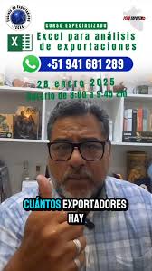 Todavía no sabes Excel para análisis de Exportaciones? 🤔 Llegó tu momento  🙌🏻, Aprende junto a César todos los trucos para ser un mejor analista 🌐  y ser el exportador que el mundo necesita 💪🏼, Nos ...