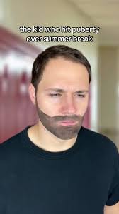 Tag your friend who had this happen 😂 #school #puberty #sketchcomedy  #comedy