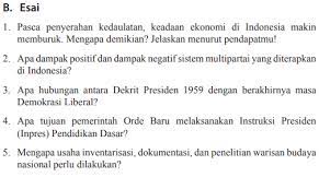 Indonesia dari masa kemerdekaan hingga masa reformasi merupakan judul pembelajaran ips kelas 9 bab 4 yang menjadi sumber informasi kunci jawaban ini. Jawaban Esai Uji Kompetensi Bab 2 Ips Kelas 9 Halaman 128 Negara Maju Bastechinfo