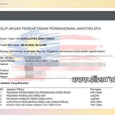 Borang spa9 sistem pendaftaran pekerjaan cara daftar spa9 akaun baru. Panduan Mengisi Permohonan Spa9