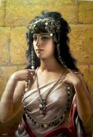 Maher Art Gallery Waleed Yasin Egyptian Portrait Beauty Women