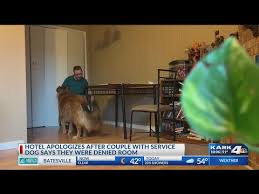 They train only specially picked and tested dogs to a wide range of disabilities. Video Man Denied Room At Lr Hotel Because Of Service Dog Arkansas News Online