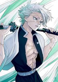 The Wind Hashira Sanemi Shinazugawa Anime Demon Anime Fanart Slayer