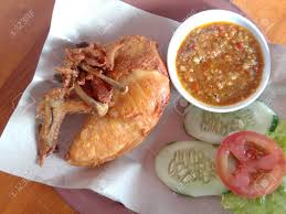 Resepi sambal belacan cara nak buat sambal belacan menggunakan blender. Famous Traditional Indonesian Food Delicious Ayam Goreng With Stock Photo Picture And Royalty Free Image Image 140984724