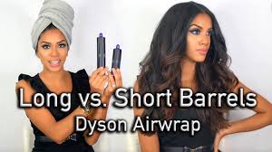 Choose the right dyson airwrap™ hair styler. Dyson Airwrap Long Vs Short Barrels Tips For Long Lasting Curls Hair Tutorial Ariba Pervaiz Youtube
