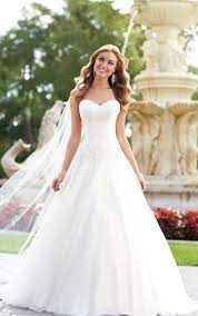 Elegant A Line Bridal Gown Wedding Dresses Stella York Ball Gown Wedding Dress Wedding Dresses Lace New Bridal Dresses