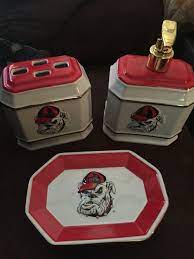 Lg utility board a large, aesthetically pleasing chopping a large, aesthetically pleasing chopping board, perfect for preparing. Find More Ga Bulldogs Bathroom Set For Sale At Up To 90 Off