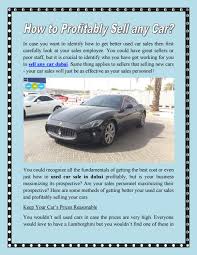 Browse used car for sale in dubai, abu dhabi, sharjah and from anywhere in uae. How To Profitably Sell Any Car By Simplycarbuy Issuu