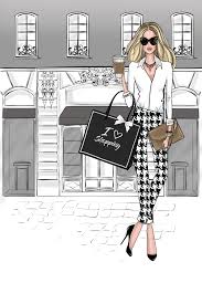 Planner Clipart Fashion Girl Clipart Of Fashion Clipart Girl Etsy Shopping Clipart Fashion Clipart Fashion Planner