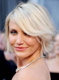 I thought, no i really like this! Short Straight Bob Cut With Bangs Cameron Diaz S Short Hairstyles Hairstyles Weekly