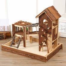 Non Toxic Natural Pine Wooden Play Ground For Hamster Custom Design Acceptable Hamster House Hamster Diy Hamster Diy Cage
