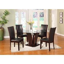 Get it by friday, apr 23. Walmart For Roundhill Kecco 5 Piece Glass Top Dining Set Dark Cappuccino Finish Accuweather Shop