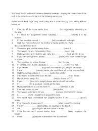 If i _______ (lend) you 10 pounds, _______ (you, give) it back. Soal Conditional Sentence Pilihan Ganda Beserta Jawaban