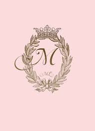 Madeleine L Amour Monogram Wallpaper Queens Wallpaper Alphabet Wallpaper