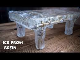 This is an epoxy coffee table with live edge walnut slabs, blue epoxy resin, a steel base, and multicolor leds! Epoxy Resin Ice Table Youtube Epoxy Resin Crafts Epoxy Resin Epoxy