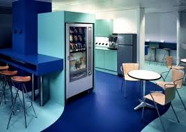 American Express Office Open Workspace Lounge Colorful Office Design American Express Office Creative Office Space