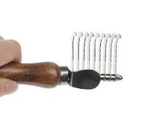 Wood Pet Open Knot Hair Comb Cat Dog Grooming Rake Comb