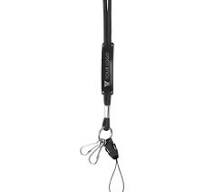 Polyester (300D) lanyard with PVC badge Ariel