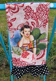 Create your own custom kitchen towels on zazzle today. Senorita Olivia Ruffled Mexican Kitchen Towel Custom Etsy Mexican Decor Mexican Spanish Style Decor