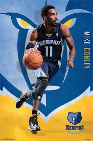 Mike Conley Superstar Memphis Grizzlies Nba Basketball Action Poster Costacos 2014 Mike Conley Mike Conley Jr Basketball Posters