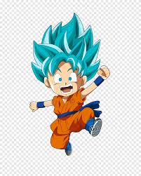 Causes colossal damage to enemy. Dragon Ball Z Super Saiyan Blue Goku Goku Trunks Frieza Goten Vegeta Goku Chibi Cartoon Png Pngegg