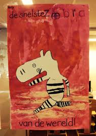 Juf Sannie De Snelste Zebra Van De Wereld Prentenboek Youp Van Het Hek De Wereld Zebra S Wereld
