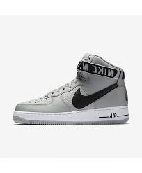 Nike Air Force 1 High 07 Nba Flat Silver White Black 315121 044