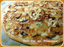 Tarte Fine Aux Champignons De Paris Et Gorgonzola Recettes De Cuisine Cuisine Tarte Aux Champignons