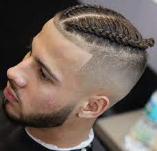 You'd also be wise to avoid braids if your forehead is rapidly winning the battle probably the most popular style for men, cornrows are tight braids worn close to the head. Mens Braids Styles Mens Braids Hairstyles Braids For Short Hair Cool Braid Hairstyles