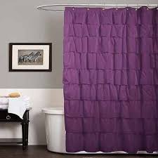 Passion Purple Ruffle Shower Curtain Kohls Com Pink Shower Curtains Ruffle Shower Curtains Fabric Shower Curtains