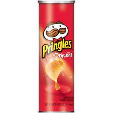 Pringles Potato Crisps Chips Lunch Snacks Snacks On The Go Original 5 2oz 1 Can Walmart Com Potato Crisps Pringles Original Vegan Chips