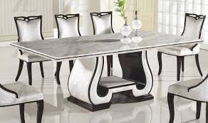 American Eagle Furniture Dt H901 Black And White Marble Top Dining Table Dt H901 Dining Table Rectangular Dining Table Marble Top Dining Table