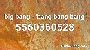 What is roblox ids quora. Big Bang Bang Bang Bang Roblox Id Roblox Music Codes