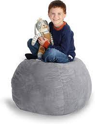 Creative Qt Stuffed Animal Storage Bean Bag Chair Large Stuff N Sit Organization For Kids Toy St Stuffed Animal Storage Bean Bag Chair Kids Toy Organization