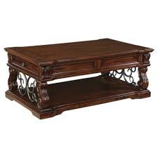 Top table equipped with a mechanical hinge. Alymere Coffee Table With Lift Top Rustic Brown Signature Design By Ashley Target