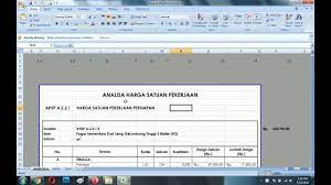 Rekap rekapitulasi rencana anggaran biaya satuan kerja : Analisa Harga Satuan Pekerjaan Ahsp Sni 2020 Format Excel Download Sudut Sipil