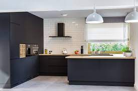 Black kitchen cabinets black kitchens cool kitchens modern kitchens kitchen cabinet manufacturers design your life modern kitchen design modern luxury house styles. Matte Black Modern Kitchen Contemporary Kitchen Other By Cronos Design Houzz
