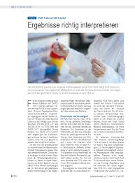 The test can be done in a clinic, hospital, or even in your car. Pcr Tests Auf Sars Cov 2 Ergebnisse Richtig Interpretieren