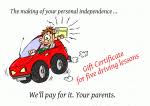 Create a blank gift certificate. Driver S License Printable Gift Certificate Here