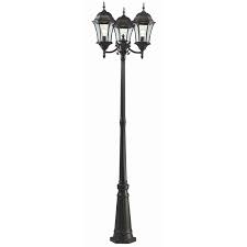Astoria Grand Lyles Outdoor 3 Light 90 Post Light Reviews Wayfair