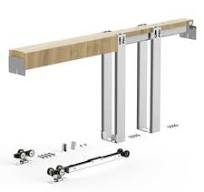 KC Hardware Premium Vinyl Sliding Door Track, Ideal Sliding Glass Door Track with Stainless Steel Cover Ensuring Smooth Glide, Screen Door Track for ...