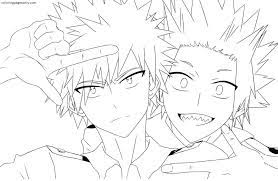 Present mic (プレゼント・マイク, purezento maiku?) is a pro hero who's an english teacher at u.a. Eijiro Kirishima And Katsuki Bakugou Coloring Pages My Hero Academia Coloring Pages Coloring Pages For Kids And Adults