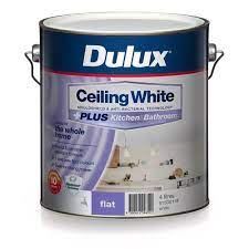 Two coats are recommended on all surfaces. Dulux White Ceiling Plus Kitchen And Bathroom Paint 4l Bunnings Australia